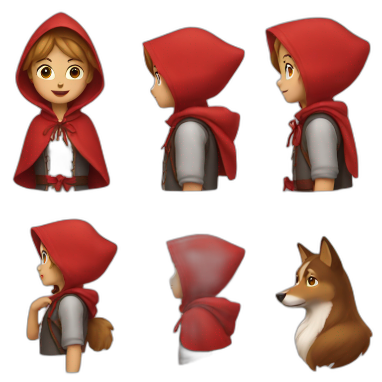 Little Red Riding Hood emoji