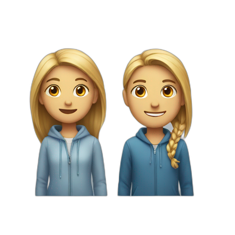 Guy and girl back to back  emoji