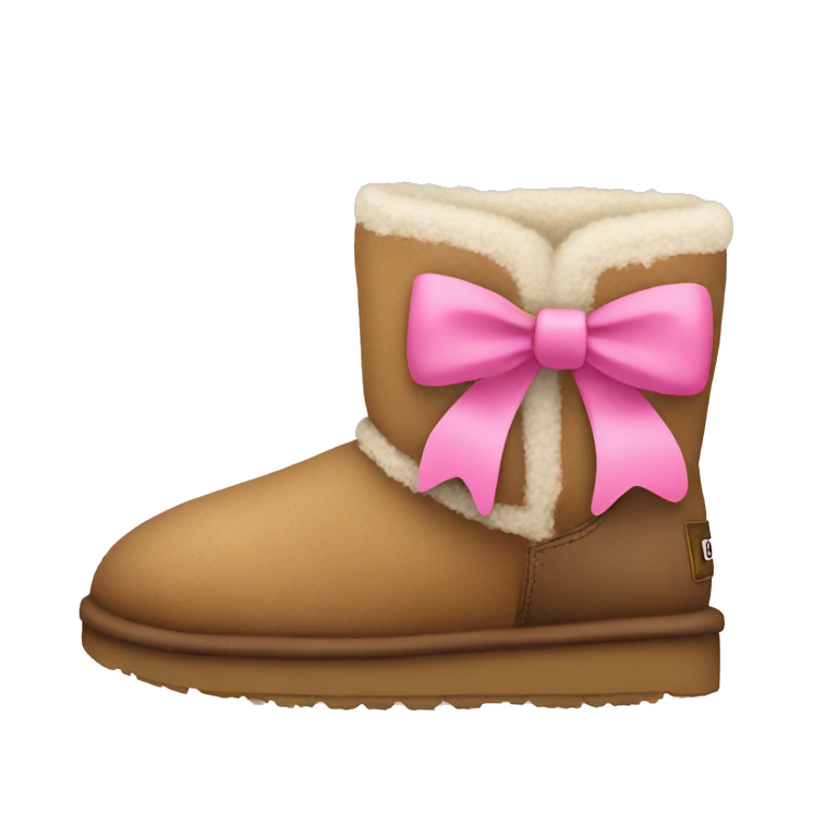 Pink bow tie uggs best sale