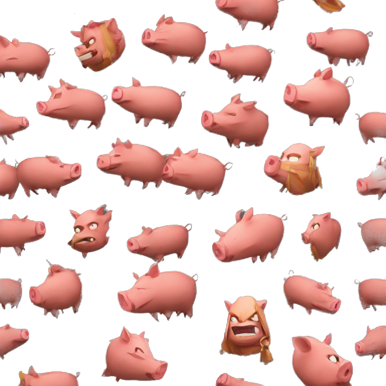 hog rider clash of clans emoji