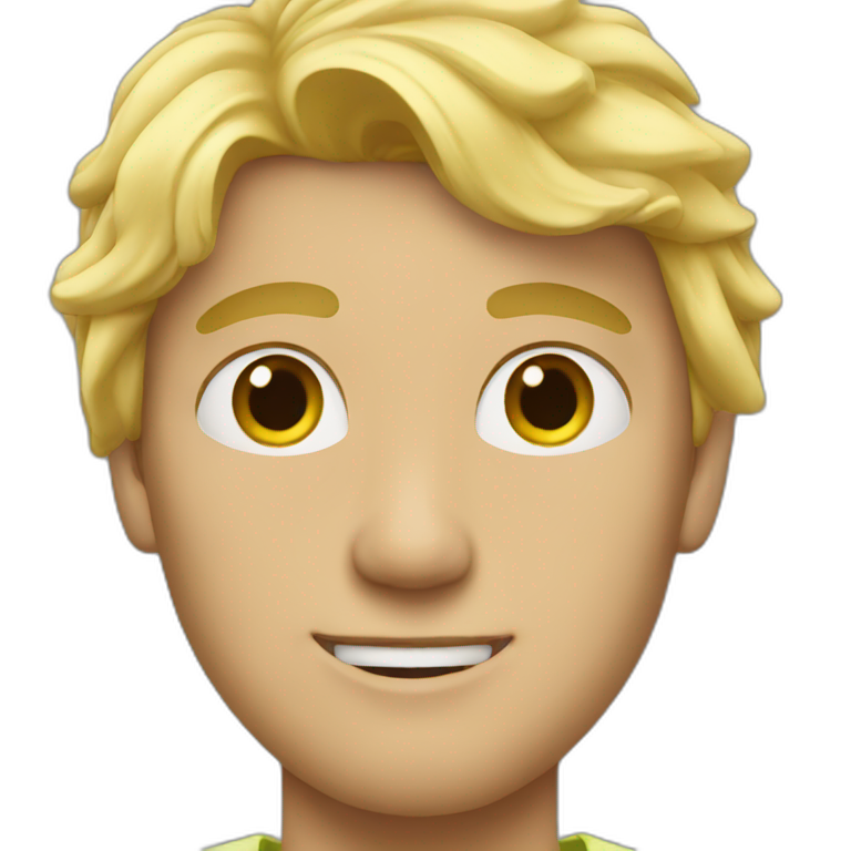 blond high guy emoji