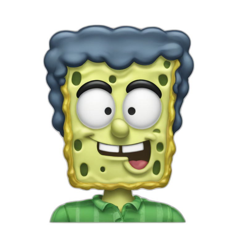 spongebob griddy emoji