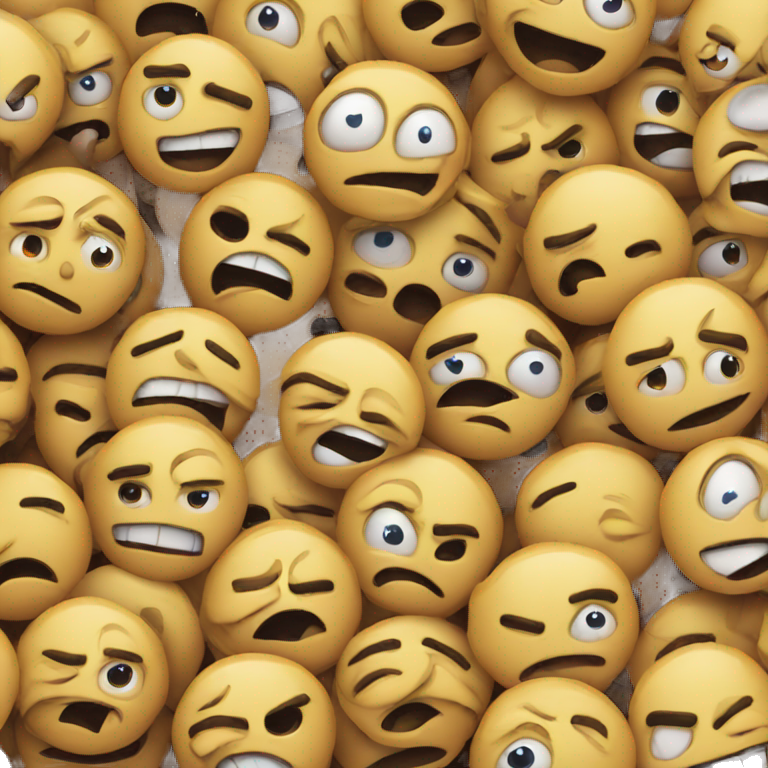 Mad emoji face emoji