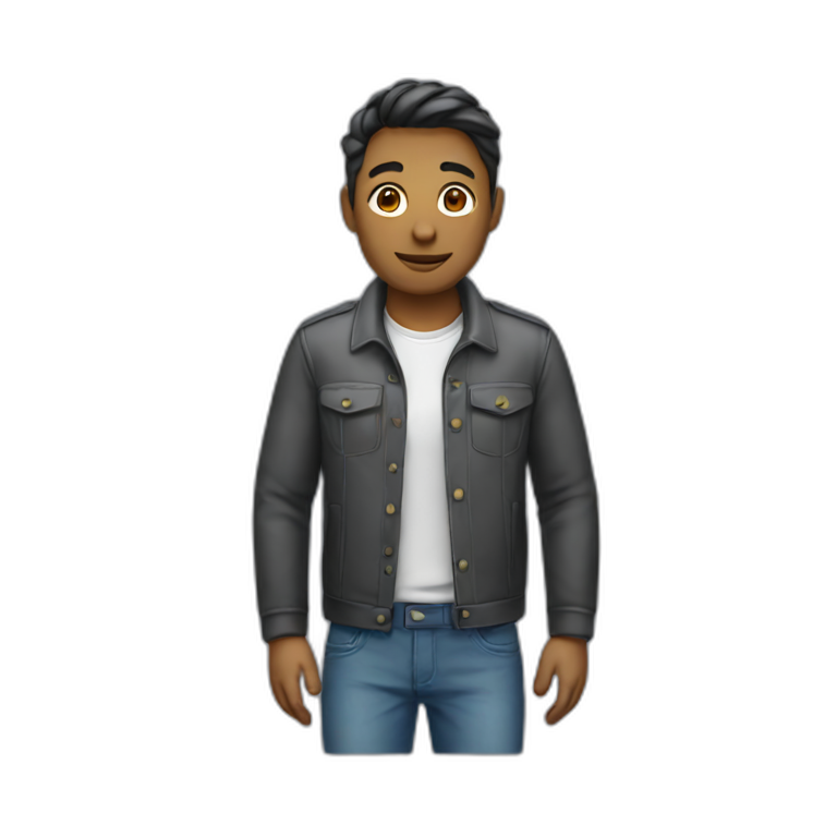 a person dressing for work emoji