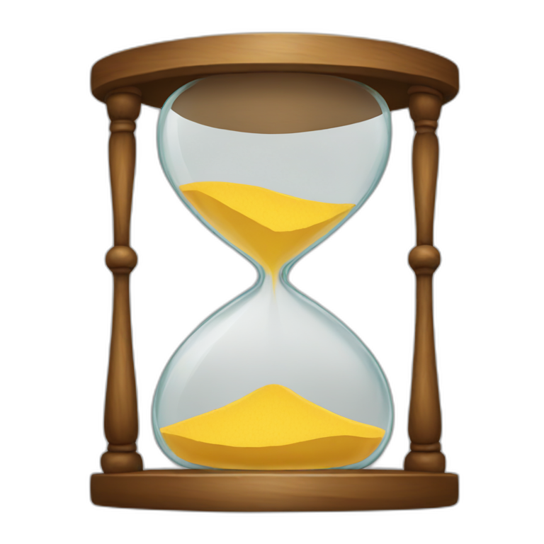 Hour glass emoji