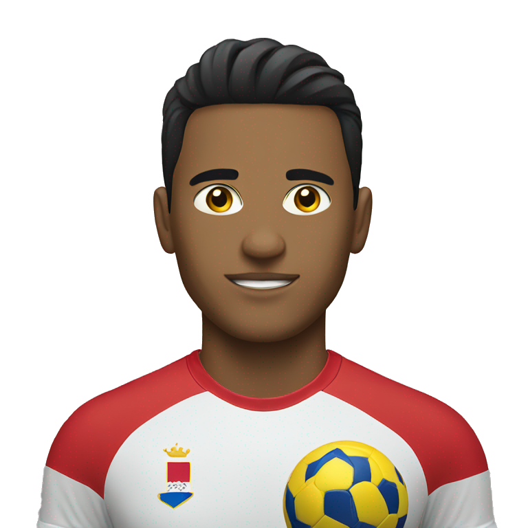 Colombian soccer player  emoji