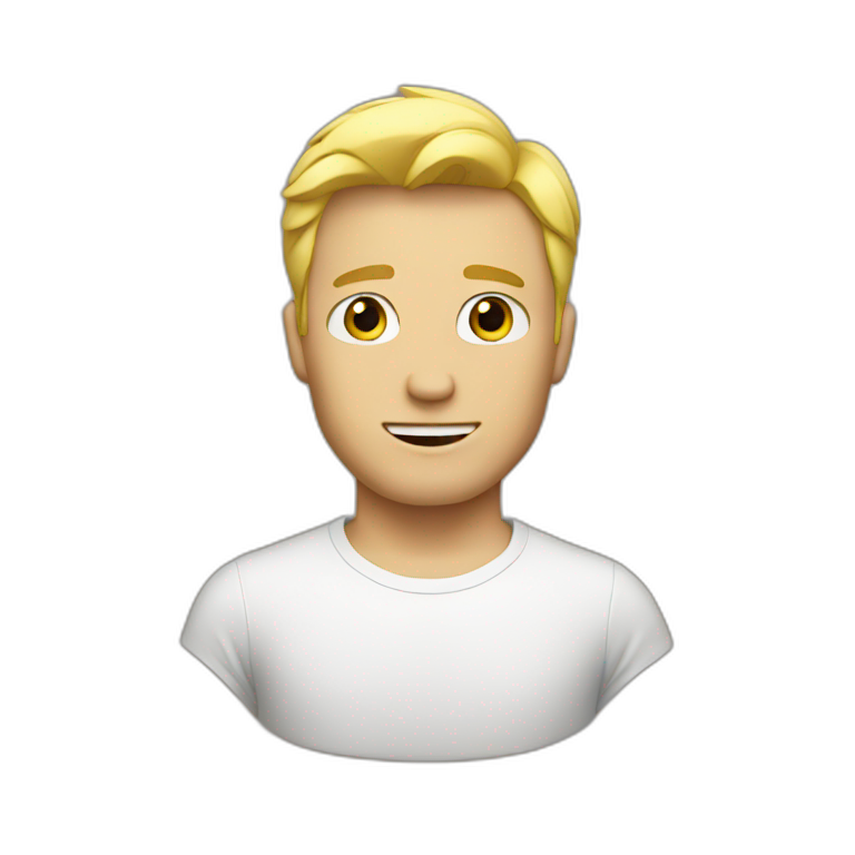blonde guy emoji