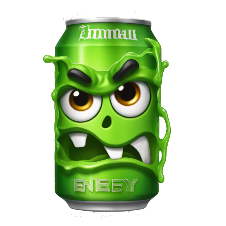 Monster energy drink emoji