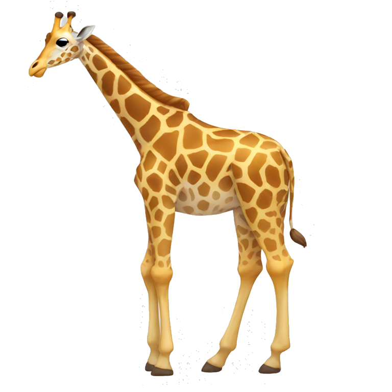 Giraffe fullbody emoji