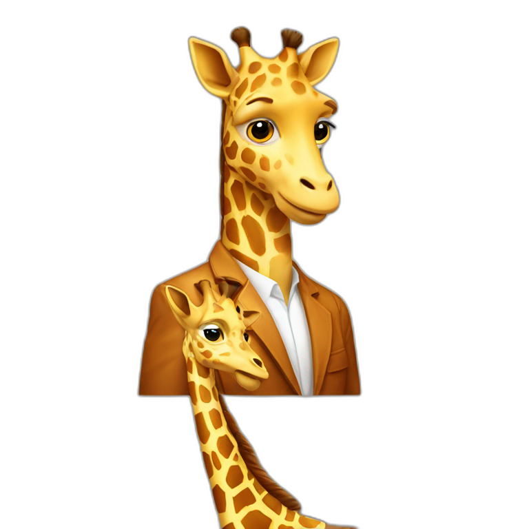elon musk on giraffe emoji