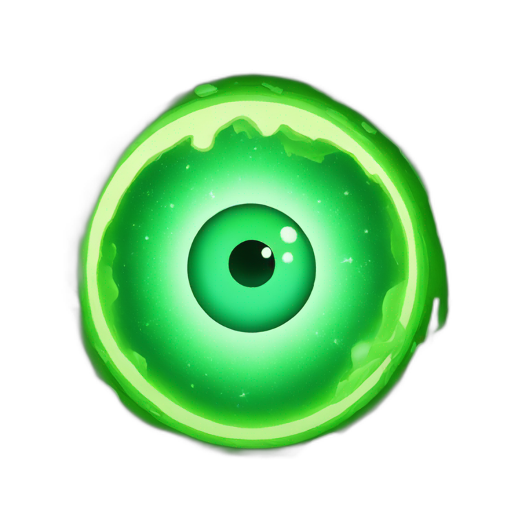 green portal from movie rick and morty emoji