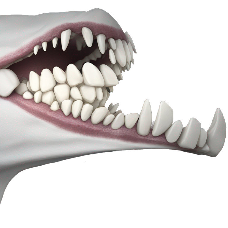 ferocious animal with sharp teeth emoji