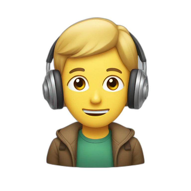 learn to listen, listen to learn emoji