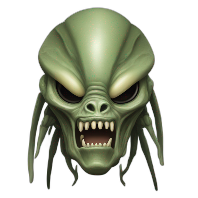 alien predator hybrid emoji