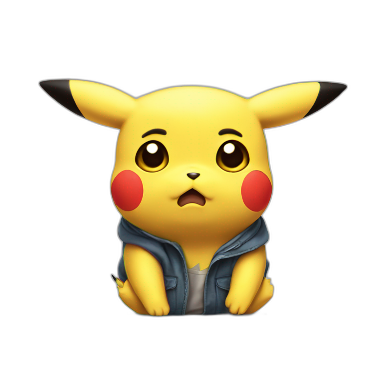 pikachu triste