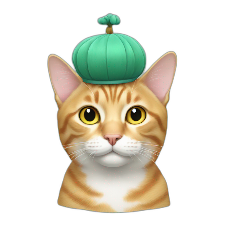 cat on the head emoji