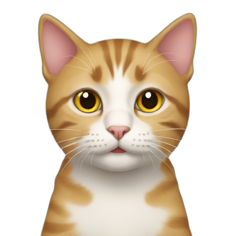 cat in the cat emoji