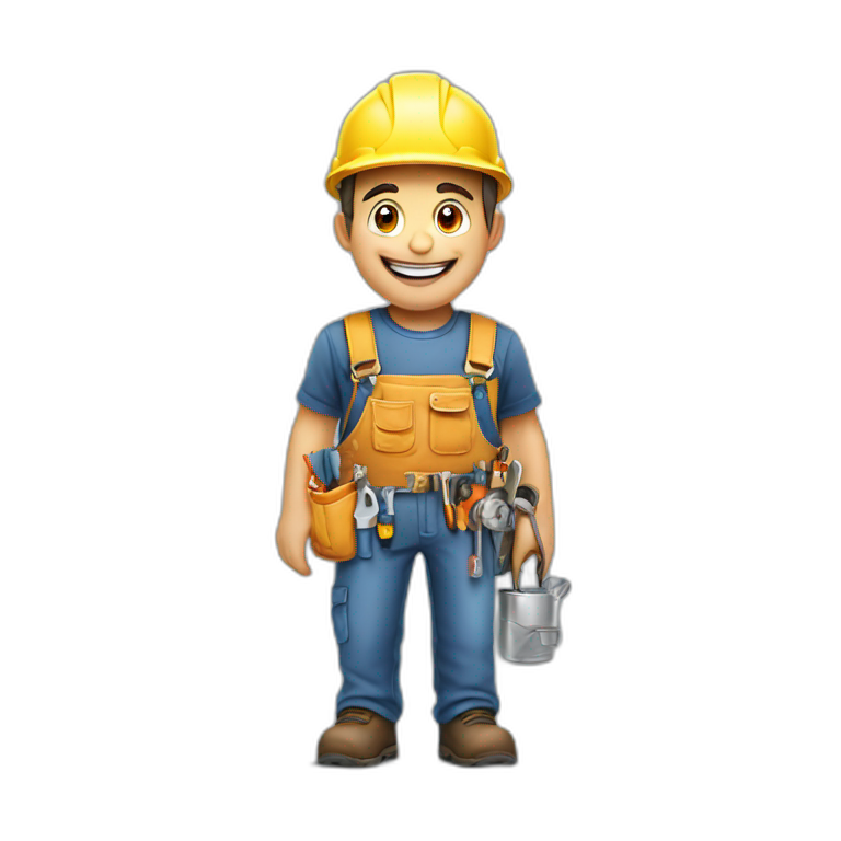 happy-repairman-appliance emoji