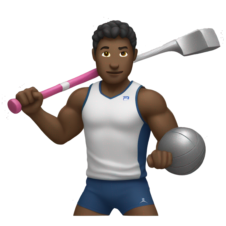 hammer throw athletic  emoji