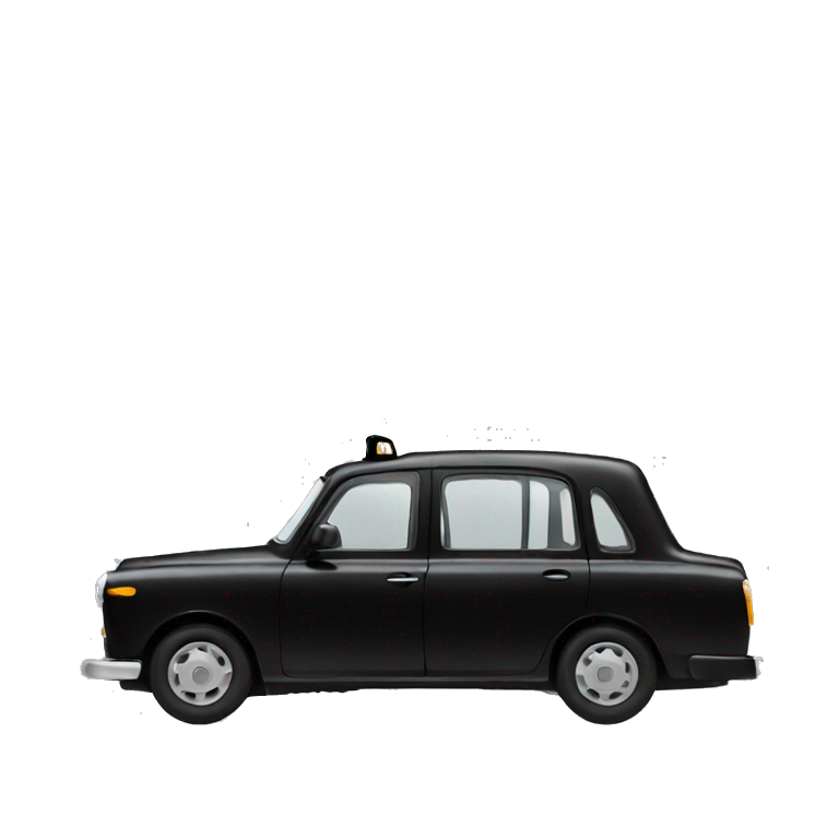 black cab side emoji