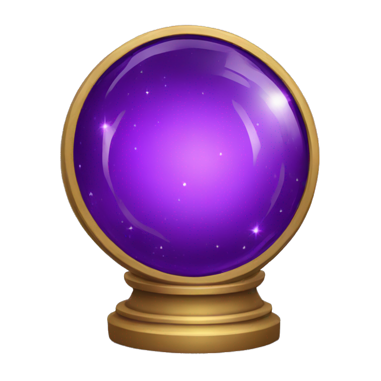 purple crystal ball emoji