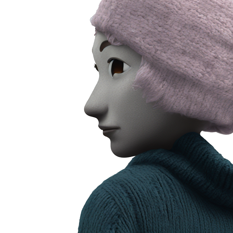 warm wooly sweater sketch emoji
