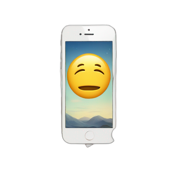notification on an iphone emoji