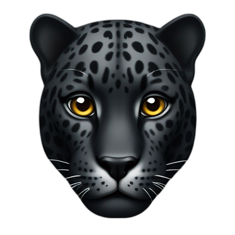 Black jaguar emoji