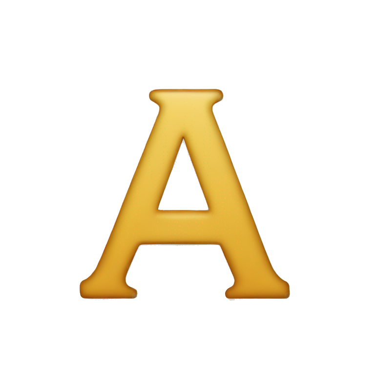 A Letter A emoji