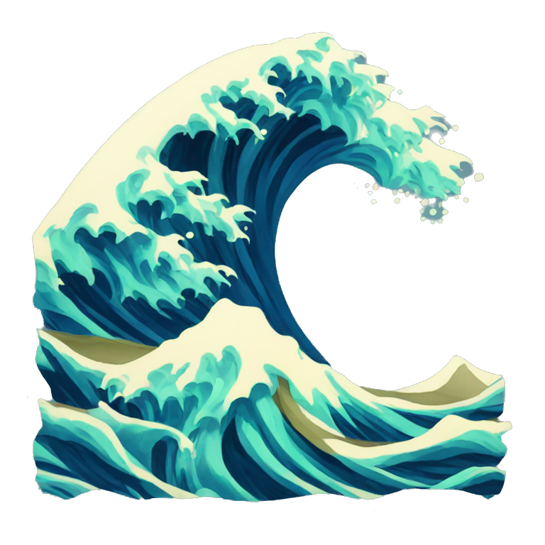 wave emoji