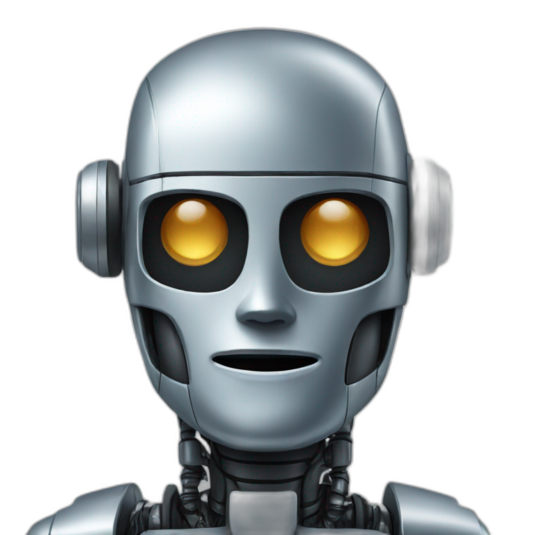 A robot emoji
