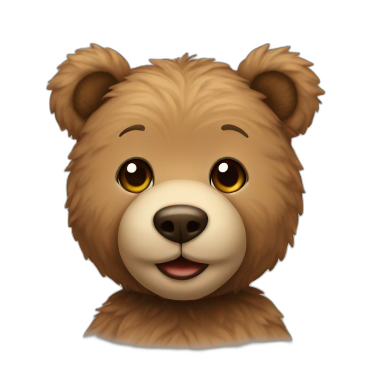 Teddy bear emoji