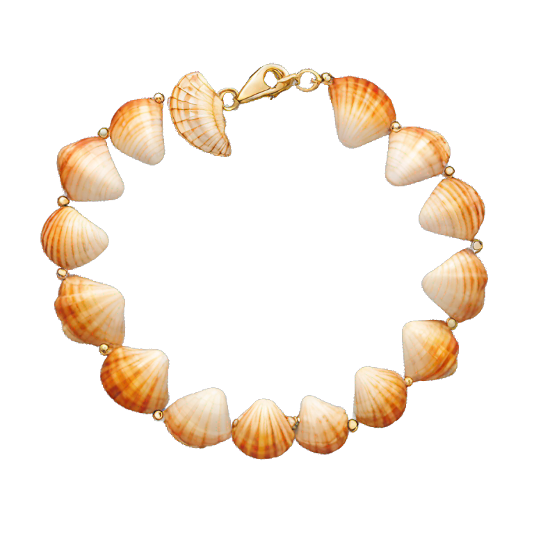 Shell bracelet emoji