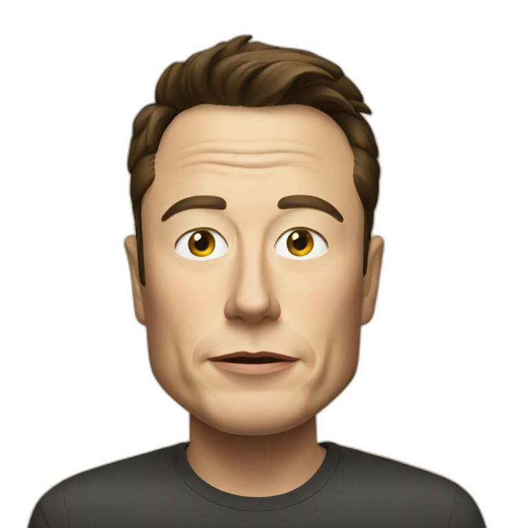 Elon musk in tolet emoji