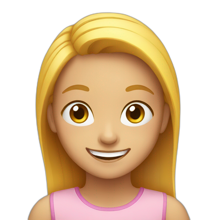 happy girl emoji