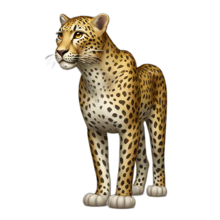 Leopard Full Body emoji