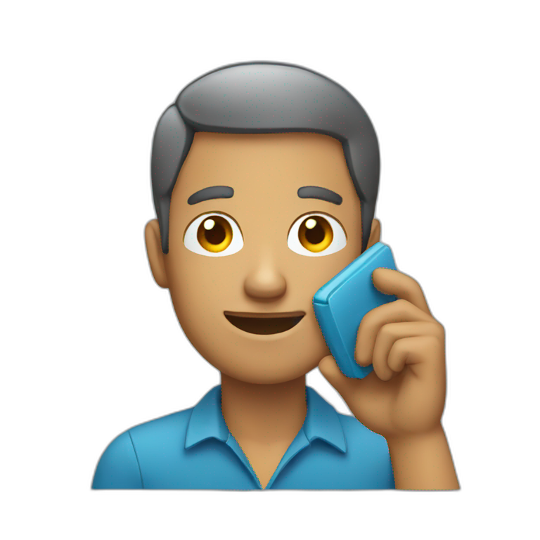 Man using phone  emoji
