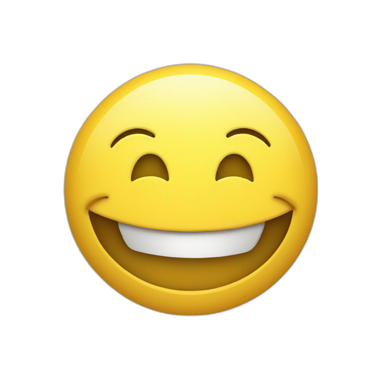 big smile-yellow emoji