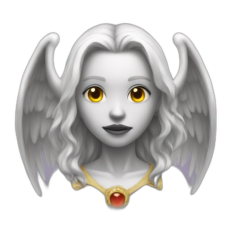half demon half angel emoji