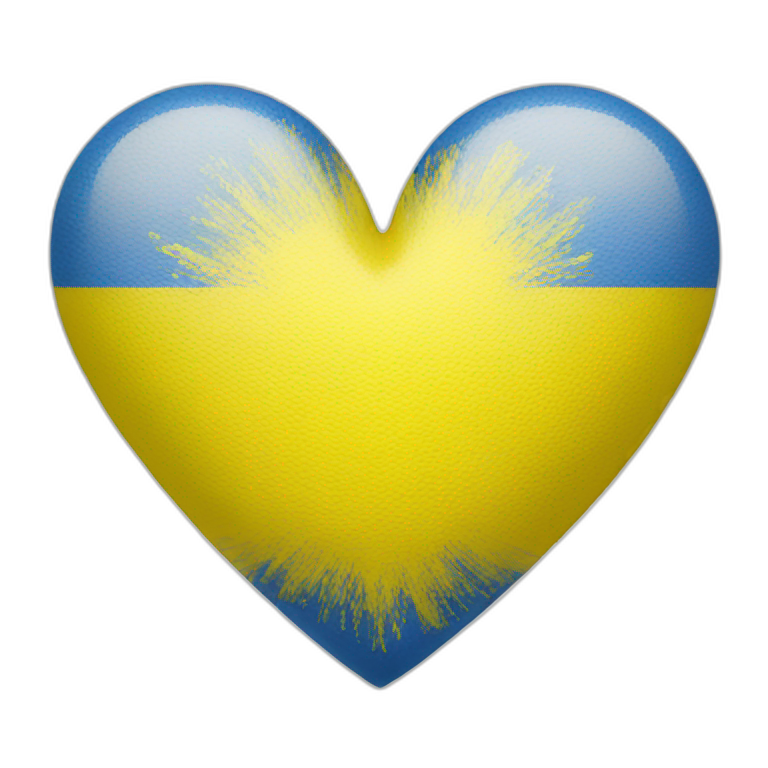 Ukraine heart emoji