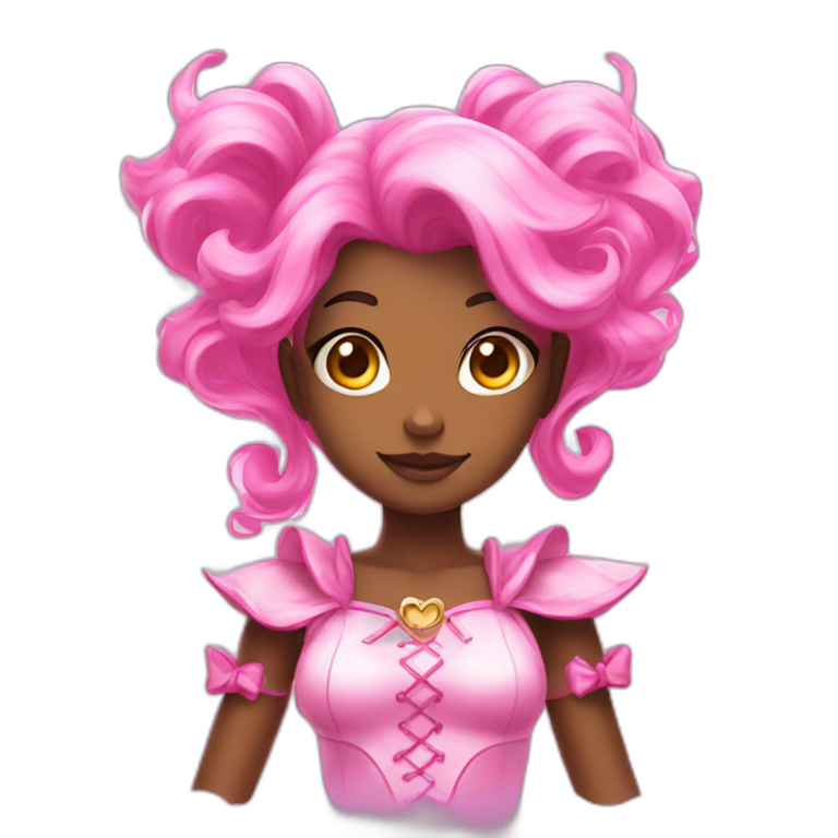 Pink magical girl emoji