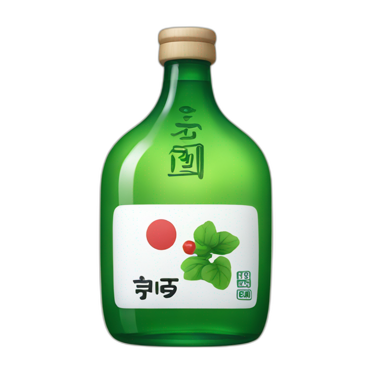 soju korea emoji