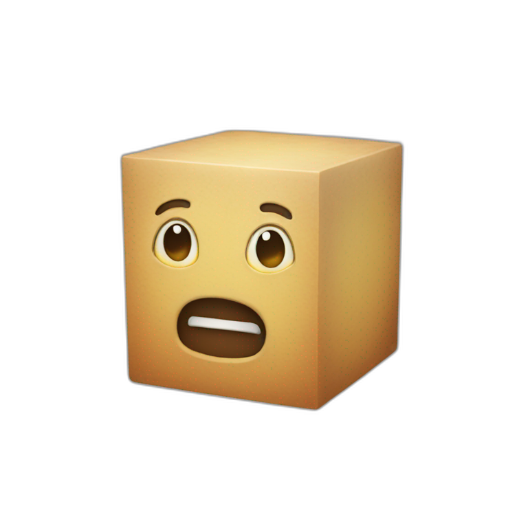 Cube 3d emoji