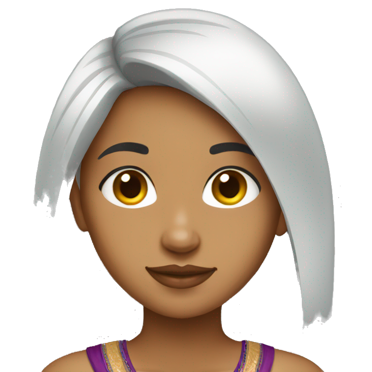  light skin indian girl emoji