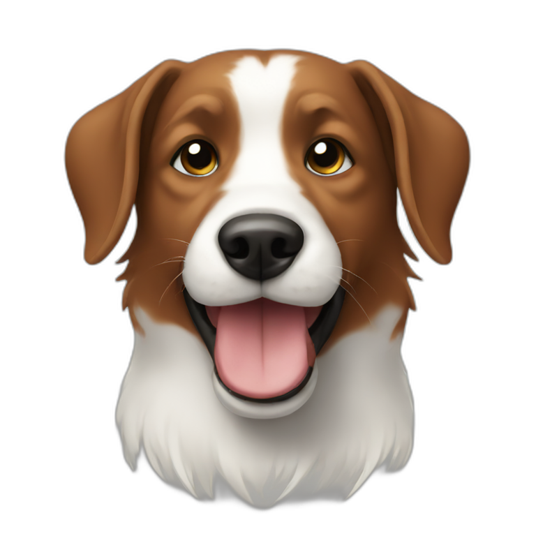 vegan dog logo emoji