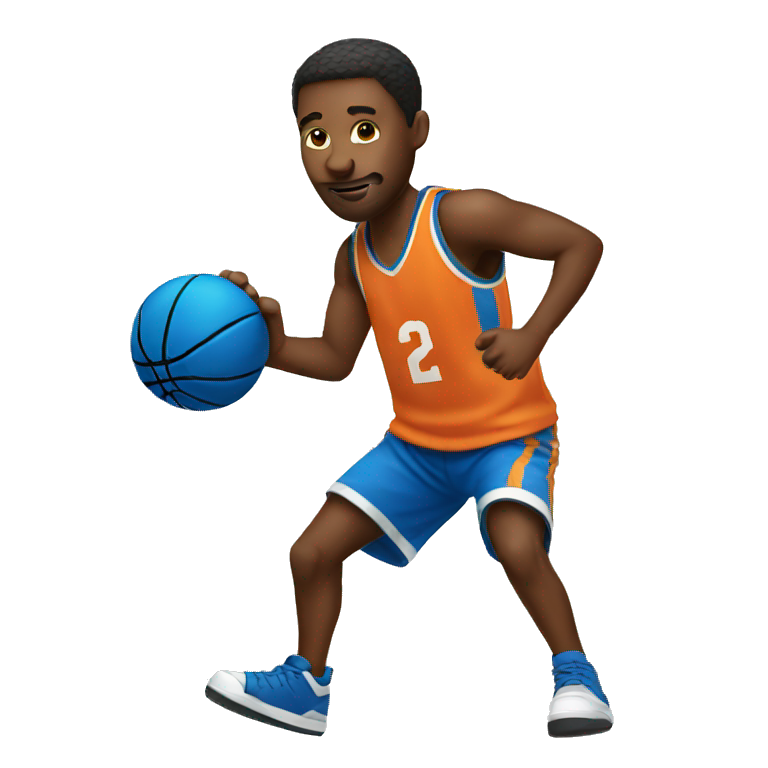 playing basketball emoji