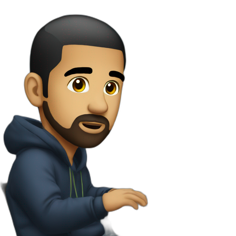 drake at the computer emoji