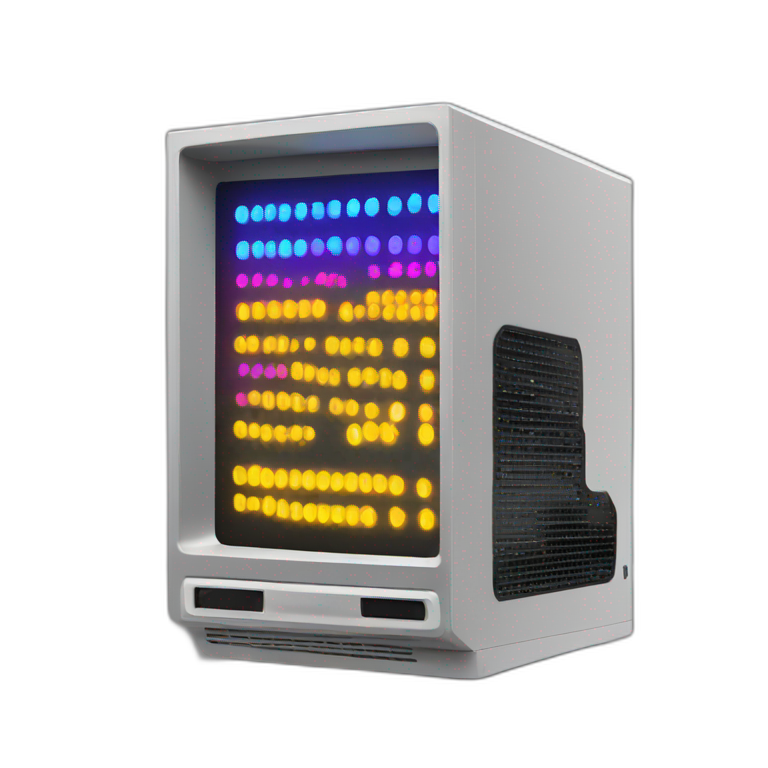 gaming desktop computer rgb led emoji