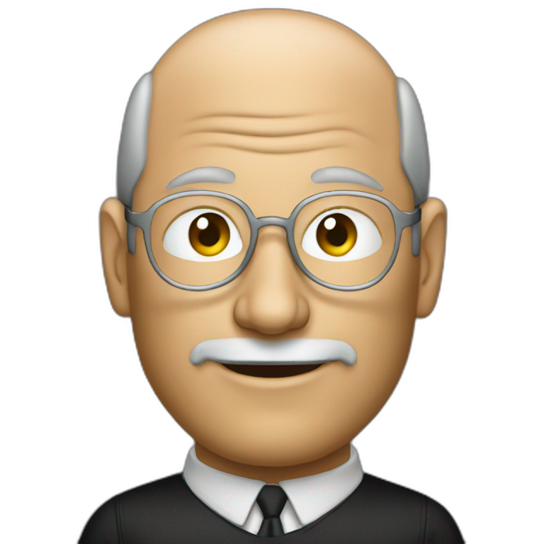 Steve Jobs using android phone  emoji
