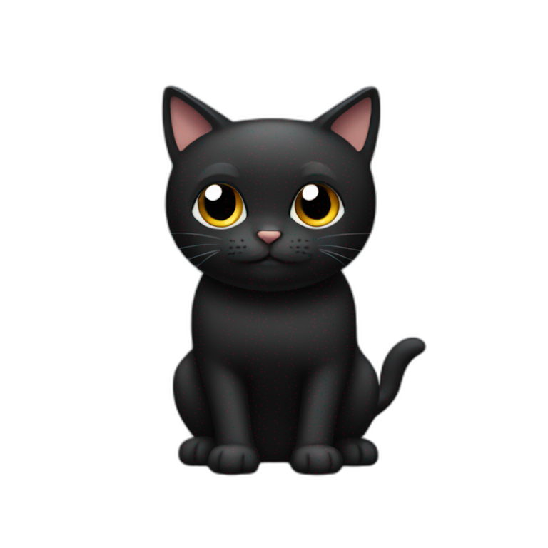 no-tail-all-black-cat-body emoji